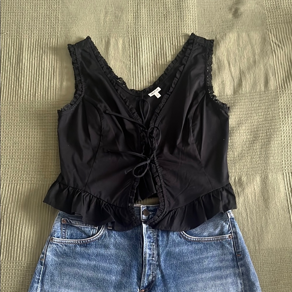 Black Sleeveless Top